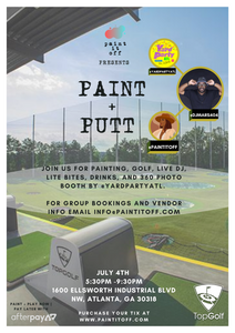 Paint and Putt | Top Golf - [Paint By Numbers]- Paint It Off by Stella and Bobbie