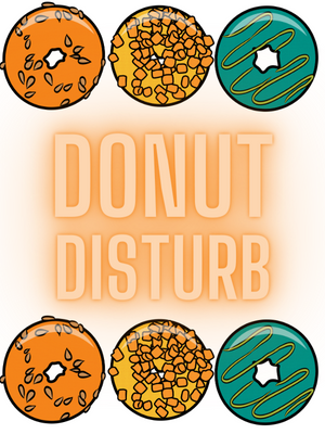 Donut Disturb - [Paint By Numbers]- Paint It Off by Stella and Bobbie